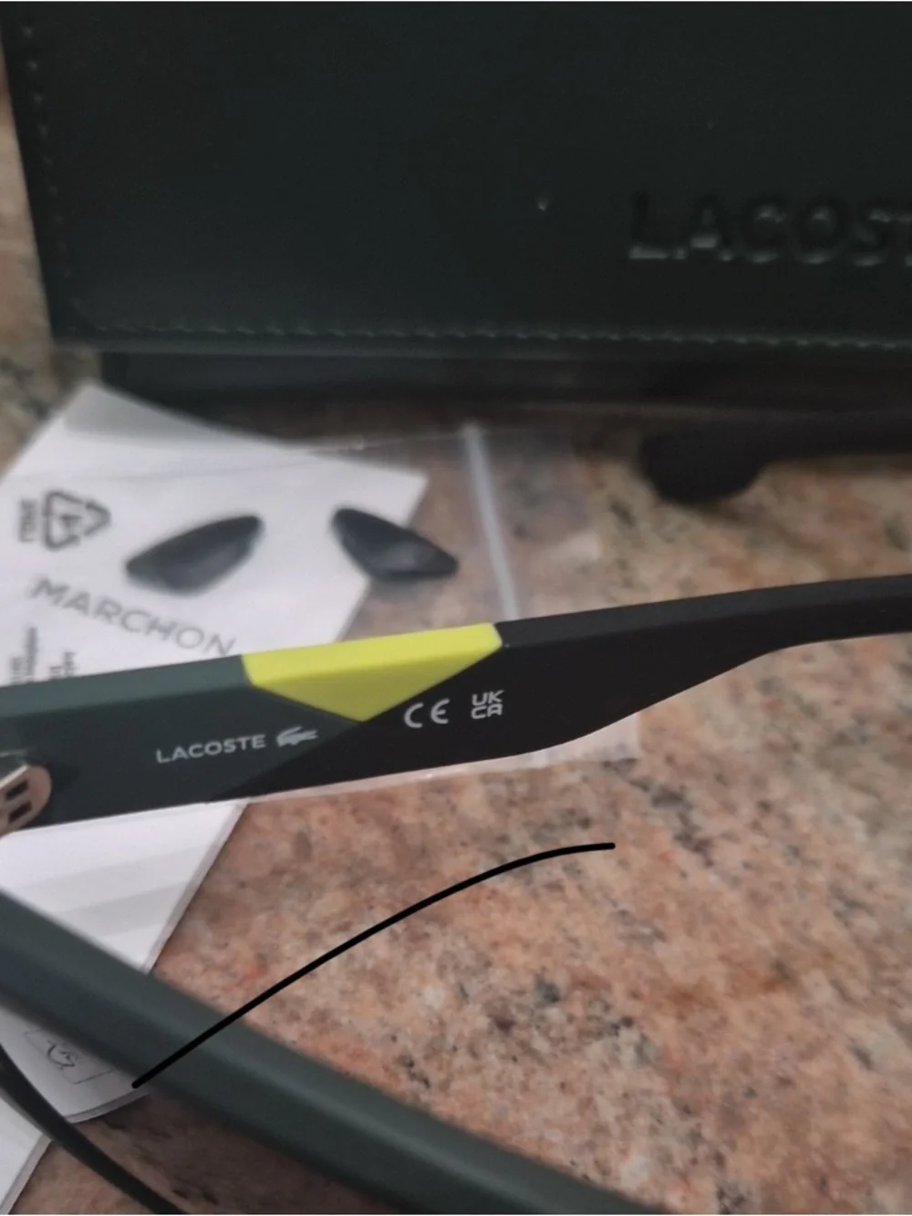 Lacoste Men's Dark Green Sunglasses